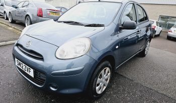 2012 Nissan Micra 1.2 Petrol.full years MOT November 25. Ulez free, Aux, service history £2495 full