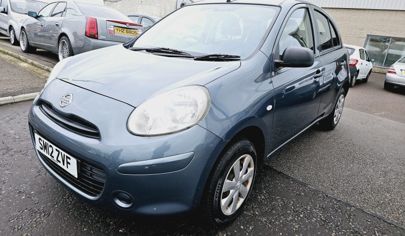 2012 Nissan Micra 1.2 Petrol.full years MOT November 25. Ulez free, Aux, service history £2495 full