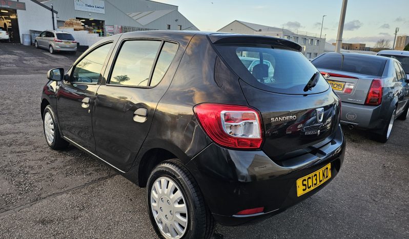 2013 Dacia Sandero 1.2.L petrol, Mot Sept 2025..5dr. Aux. £2495 full