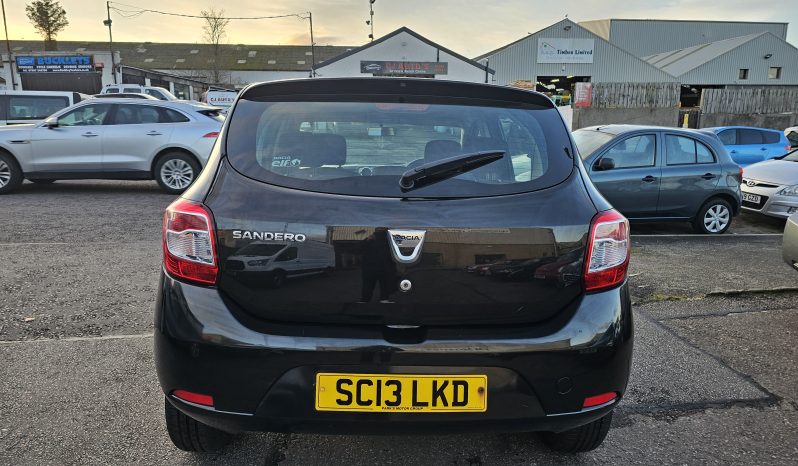 2013 Dacia Sandero 1.2.L petrol, Mot Sept 2025..5dr. Aux. £2495 full