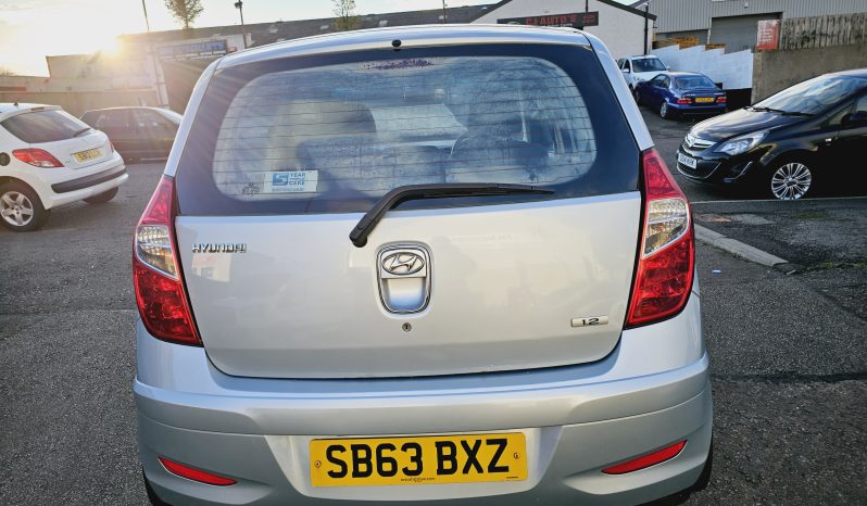2013 Hyundai i10 1.2.L petrol, full year Mot 25..5dr. Aux.£20 tax Ulez free £2995 full