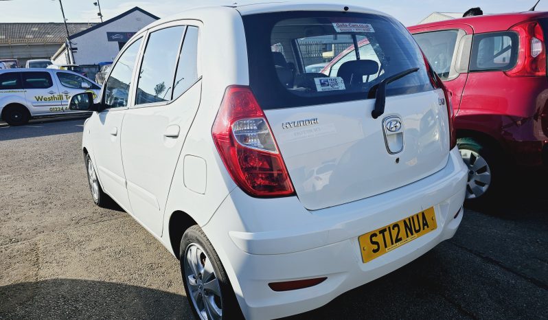 2012 Hyundai i10 1.2.L petrol, full year Mot 26..5dr. Aux.£20 tax Ulez free £2495 full