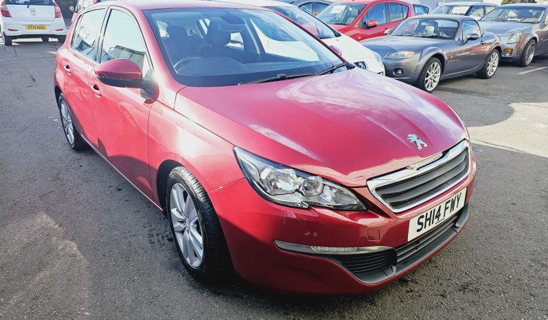 2014 Red Peugeot 308 Active 1.6 THP,Full Mot ..Ulez free 5dr 10 Stamps £4995 full