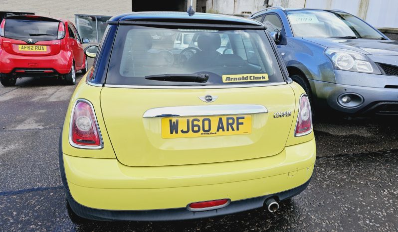 Yellow Mini copper 1.6 petrol october MOT..no advisory FSH. Ulez free 10 Stamps £3995 full