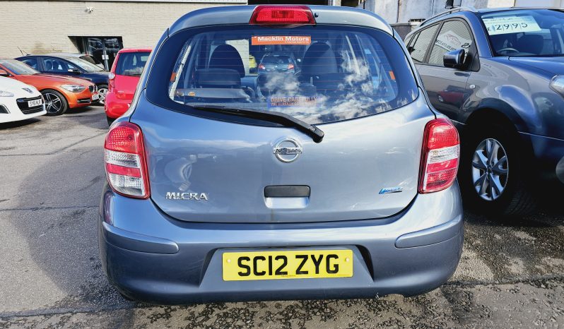 2012 Nissan Micra 1.2 Petrol.october MOT 25. Ulez free, Aux, 5dr, low miles £2995 full