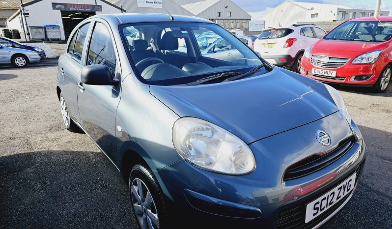 2012 Nissan Micra 1.2 Petrol.october MOT 25. Ulez free, Aux, 5dr, low miles £2995 full