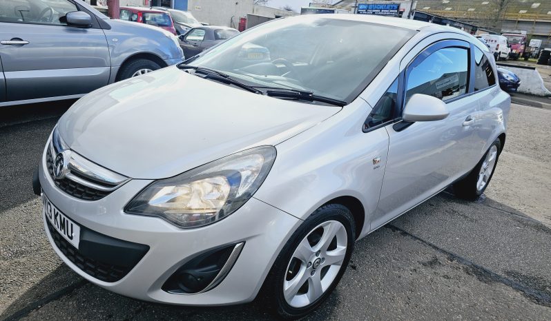 2013 Silver Corsa Sxi Mot February 26,1.4L petrol, 3 door, sh, aux, ulez free £2995 full