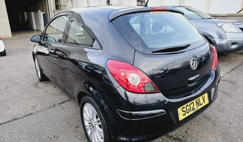 2012 Corsa SE Mot January 2026,1.2L petrol, 3 door, sh, aux, ulez free £2795 full