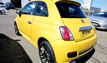 2015 Yellow Fiat 500 S 1.2 Petrol.57K Miles. Ulez free.£35 Tax.FSH..£5495 full