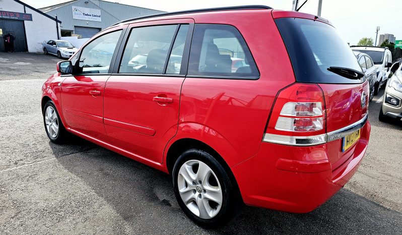 2013 Vauxhall Red ZAFIRA Exclusive.7 seats, 1.6L Petrol.Low miles ulez free.1 Owner £3495 full