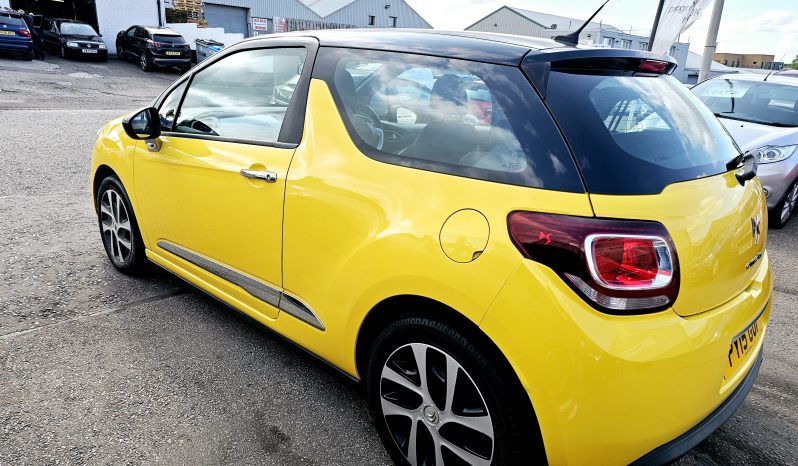 39k Miles! 2015 Yellow Citron DS3 Puretech Design 1.2 L petrol.. MOT February 2026.Ulez free £4995 full