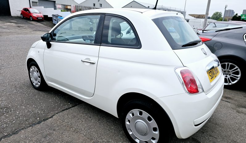 32k Miles! 2014 White Fiat 500 Pop 1.2L Petrol.MOT June 2026.Ulez free.£35 Tax.FSH..£4995 full