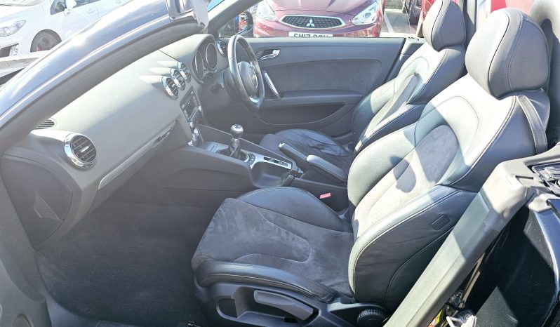 Convertible! 2011 Black Audi TT, 1.8 TFSI. 74k miles, Full year MOT. FSH, Ulez free £5495 full