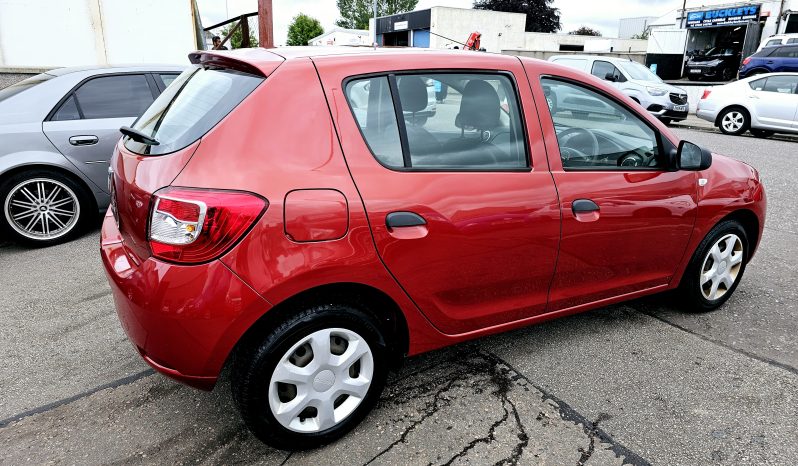 30k miles! 2015 Red Dacia Sandero Ambiance 1.2 L Petrol.5dr. MOT January 2026.Ulez free, Sat Nav 1 Owner £4495 full