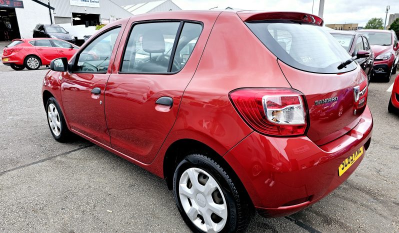 30k miles! 2015 Red Dacia Sandero Ambiance 1.2 L Petrol.5dr. MOT January 2026.Ulez free, Sat Nav 1 Owner £4495 full