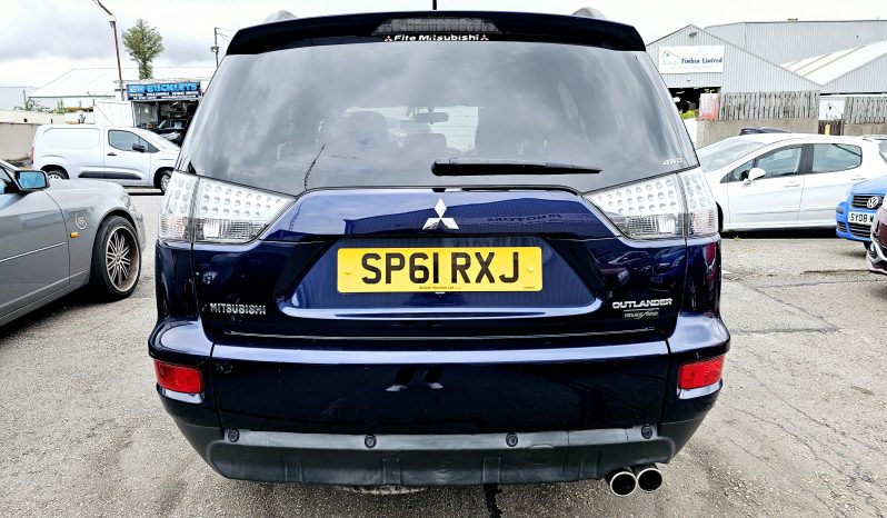 2011 Blue Mitsubishi OUTLANDER 2.2 GX 3 DI-D.4×4.MOT June 2026.No Advisory, FSH .7 Seater.leather seats. Ulez free £4995 full