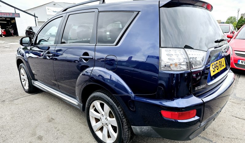 2011 Blue Mitsubishi OUTLANDER 2.2 GX 3 DI-D.4×4.MOT June 2026.No Advisory, FSH .7 Seater.leather seats. Ulez free £4995 full