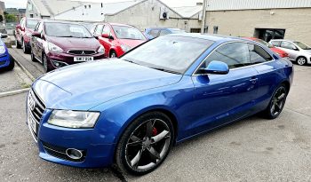 2008 Blue Audi A5 Quattro Sport TDI, 3L Diesel.low miles.2 Dr. Mot May 2026 .Leather Seats £3795 full