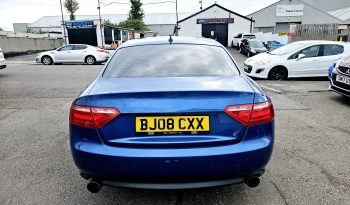 2008 Blue Audi A5 Quattro Sport TDI, 3L Diesel.low miles.2 Dr. Mot May 2026 .Leather Seats £3795 full