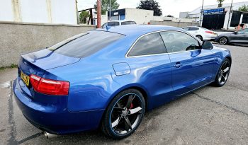 2008 Blue Audi A5 Quattro Sport TDI, 3L Diesel.low miles.2 Dr. Mot May 2026 .Leather Seats £3795 full