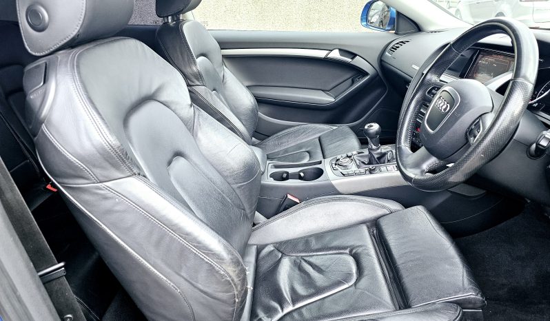 2008 Blue Audi A5 Quattro Sport TDI, 3L Diesel.low miles.2 Dr. Mot May 2026 .Leather Seats £3795 full