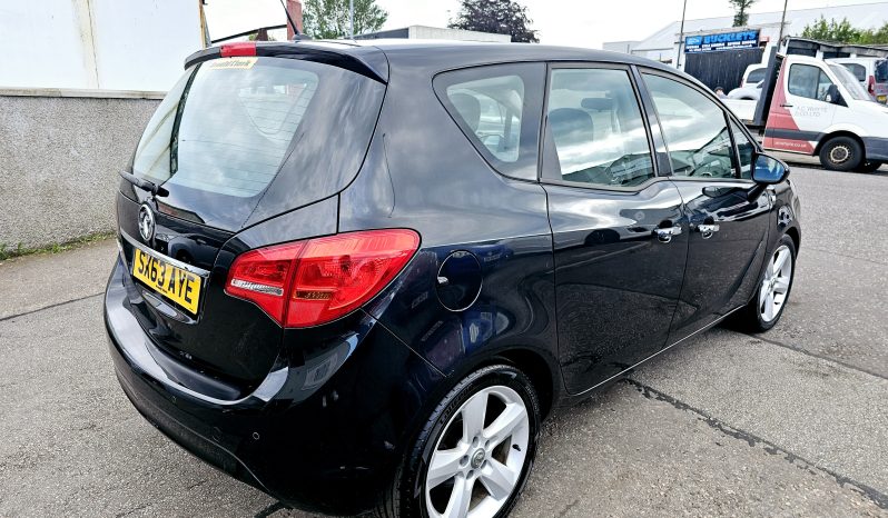 40k Miles! 2014 Black Vauxhall Meriva Tech Line 1.4 petrol.. MOT May 2026…ulez free. £4295 full