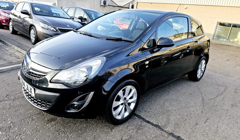 45k Miles! 2014 Black Vauxhall CORSA Excite,1.2 PETROL, MOT February 2026..3Dr.Ulez free.1 Owner £3795 full