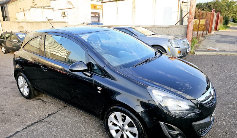45k Miles! 2014 Black Vauxhall CORSA Excite,1.2 PETROL, MOT February 2026..3Dr.Ulez free.1 Owner £3795 full
