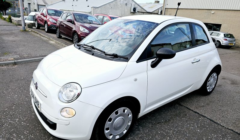 32k Miles! 2014 White Fiat 500 Pop 1.2L Petrol.MOT June 2026.Ulez free.£35 Tax.FSH..£4495 full