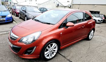 45k Miles! 2012 Orange Vauxhall CORSA SRI,1.4 PETROL, MOT June 2026..3Dr. Ulez free.FSH.1 Owner £3595 full