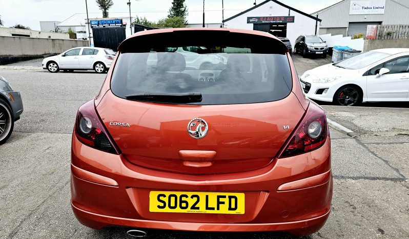 45k Miles! 2012 Orange Vauxhall CORSA SRI,1.4 PETROL, MOT June 2026..3Dr. Ulez free.FSH.1 Owner £3595 full