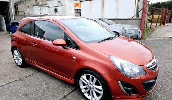 45k Miles! 2012 Orange Vauxhall CORSA SRI,1.4 PETROL, MOT June 2026..3Dr. Ulez free.FSH.1 Owner £3595 full