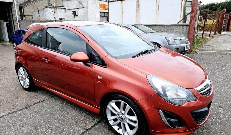 45k Miles! 2012 Orange Vauxhall CORSA SRI,1.4 PETROL, MOT June 2026..3Dr. Ulez free.FSH.1 Owner £3595 full
