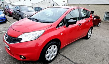 48k miles! 2016 Red Nissan Note Visia, 1.2 Petrol. MOT July 2026.FSH.Ulez free £4995 full