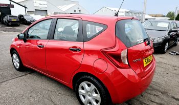 48k miles! 2016 Red Nissan Note Visia, 1.2 Petrol. MOT July 2026.FSH.Ulez free £4995 full