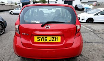 48k miles! 2016 Red Nissan Note Visia, 1.2 Petrol. MOT July 2026.FSH.Ulez free £4995 full