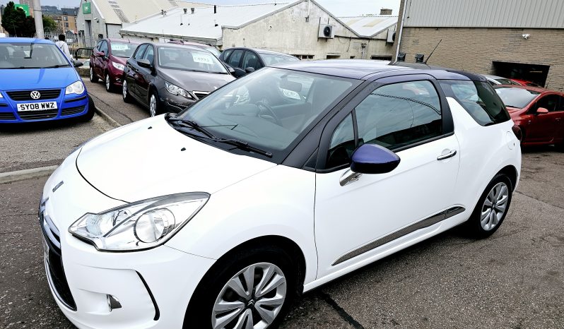 37k miles! 2013 White Citron DS3 Dsign,1.2L Petrol.MOT March 2026.Ulez free.FSH.1 Owner £3495    full