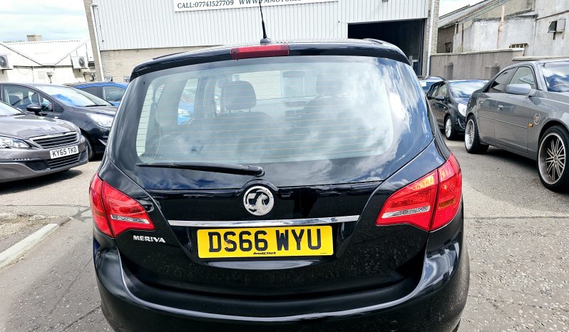 51k Miles! 2016 Black Vauxhall Meriva,1.4L Petrol, MOT August 2026..ulez free.1 Owner £4395 full