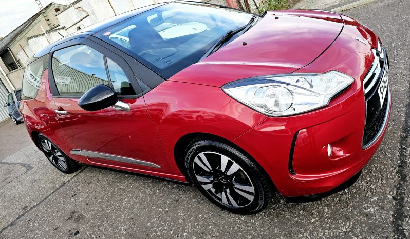 2016 Red DS3 Dstyle Dsign,1.2L petrol .MOT March 2026.Ulez free.FSH.£4995 full