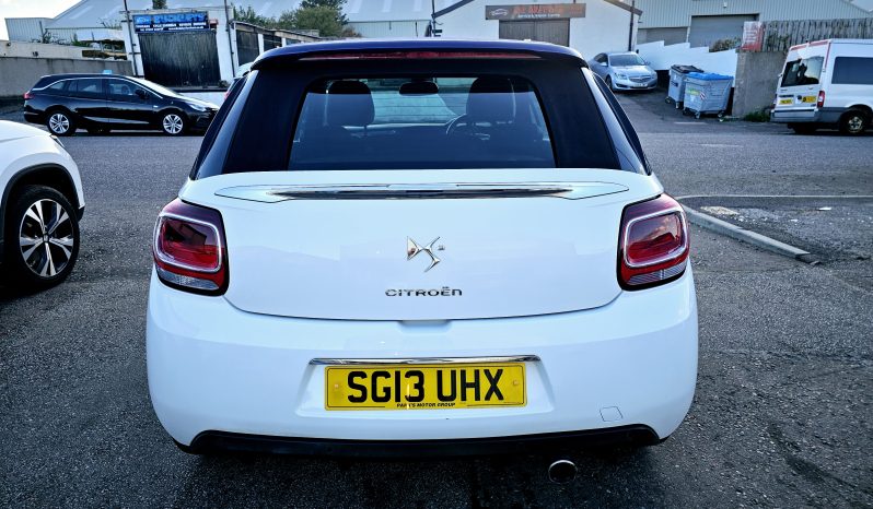 Convertible! 2013 White Citron DS3 DSTYLE +1.6 Petrol. MOT September 2026.Low miles. Ulez free £3495 full