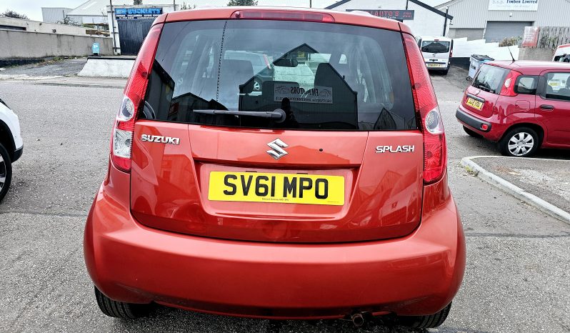 57k miles! Automatic! 2011 Orange Suzuki Splash SZ4, 1.2 petrol.MOT September 2026, Sat Nav, USB, Aux.FSH.Ulez free.2 Owner £4995 full