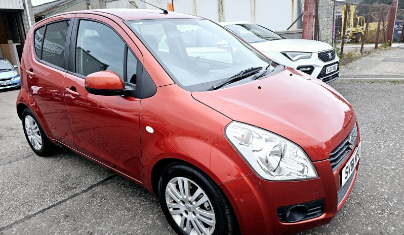 57k miles! Automatic! 2011 Orange Suzuki Splash SZ4, 1.2 petrol.MOT September 2026, Sat Nav, USB, Aux.FSH.Ulez free.2 Owner £4995 full