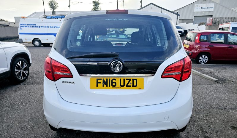 2016 White Vauxhall Meriva,1.4L Petrol,MOT June 2026..ulez free.Low Miles. 2 Owner £3995 full