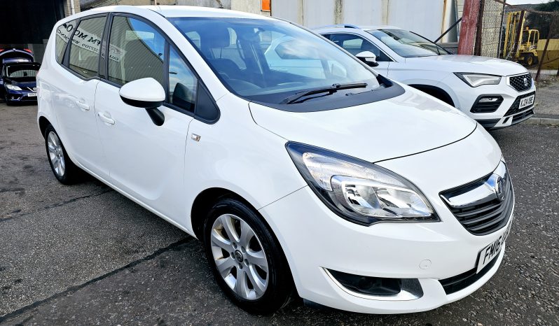 2016 White Vauxhall Meriva,1.4L Petrol,MOT June 2026..ulez free.Low Miles. 2 Owner £3995 full