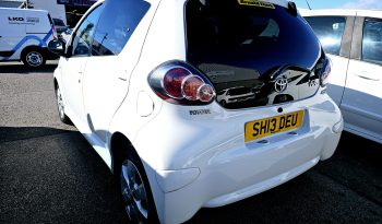 56k Miles! 2013 White TOYOTA AYGO VVT-I FIRE, 1L petrol.MOT August 2026.5Dr.£20 Tax.FSH.Ulez free.1 Owner £3950 full