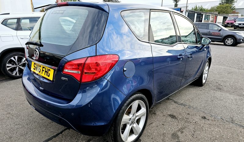 2016 Blue Vauxhall Meriva CDTi EcoFLEX Tech Line 1.6 Diesel. MOT March 2026..£35 Tax..ulez free. £3495 full