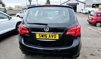 2016 Black Vauxhall Meriva Tech Line, 1.4 Petrol. MOT July 2026.52k miles. ulez free £4495 full