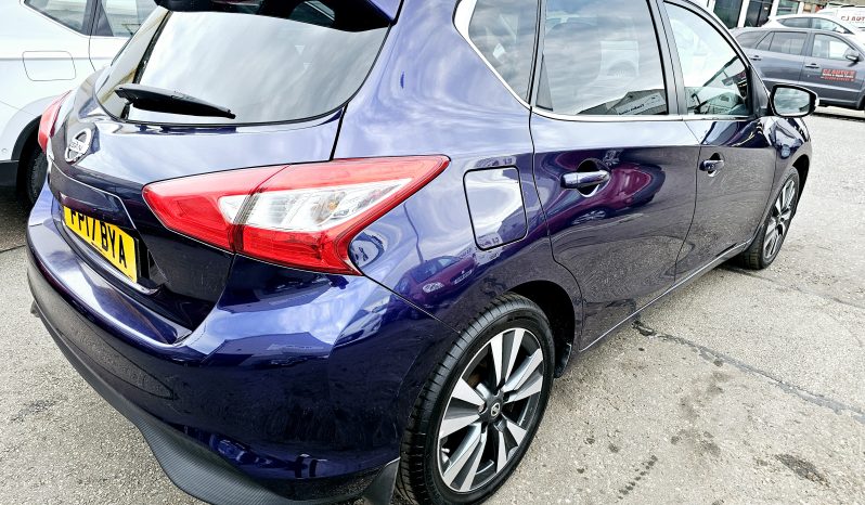 2017 Blue Nissan Pulsar N-CONNECTA DIG-T, 1.2 Petrol. MOT May 2026.Ulez free.£35 Tax.FSH.1 Owner £5195 full