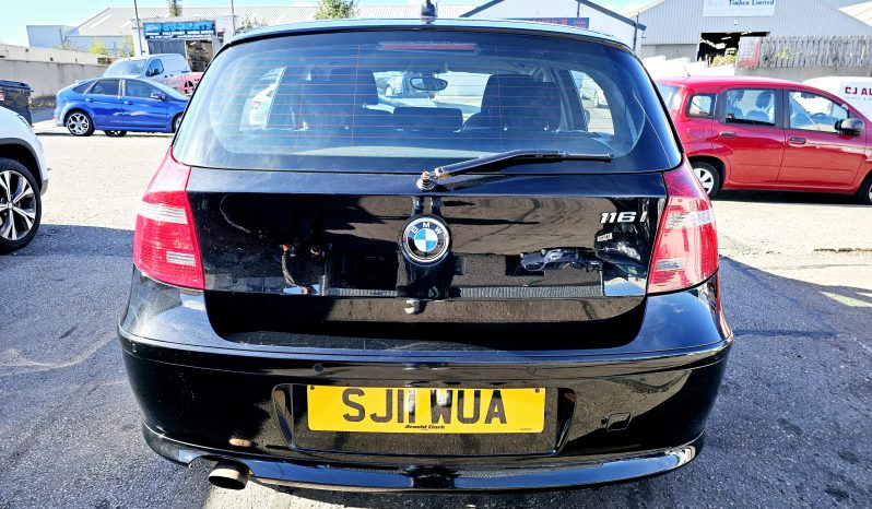 Automatic! 52k Miles! 2011 Black BMW 116i Sports, 2L Petrol. MOT March 2026.5Door.Ulez Free.2 Owner £5495 full