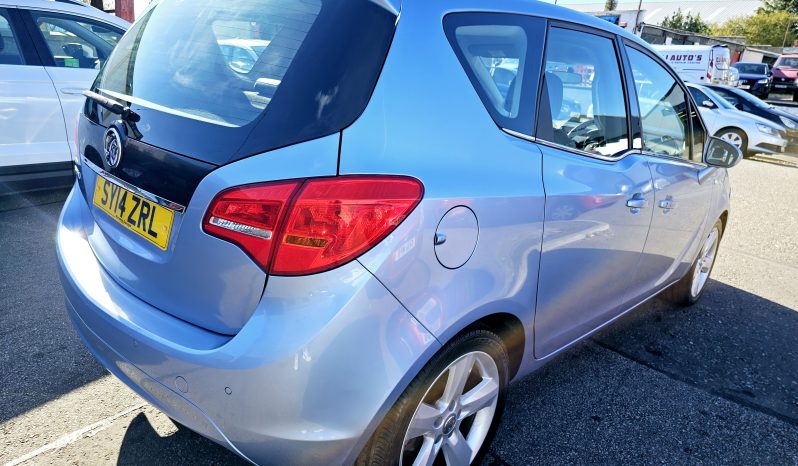 49k Miles! 2014 Blue Vauxhall Meriva Tech Line, 1.4 Petrol. MOT June 2026.FSH. ulez free £4495    full